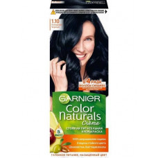 Краска для волос Garnier (Гарньер) Color Naturals Creme, тон 1.10 - Холодный Черный
