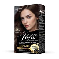 Краска для волос Fara (Фара) Classic, тон 502 - Тёмно-коричневый Краска для волос Fara (Фара) Classic, тон 502 - Тёмно-коричневый