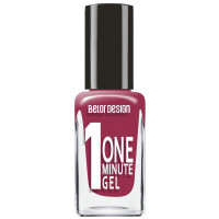 Лак для ногтей Belor Design (Белор Дизайн) One Minute Gel, 10 мл, тон 218 - Фиолетовая готика