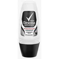 Антиперспирант шариковый Антибактериальный Rexona (Рексона) Невидимая на черной и белой одежде, 50 мл