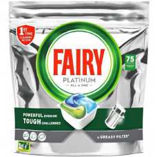 Капсулы для посудомоечных машин Fairy Platinum (Фейри Платинум) All in One, 75 шт