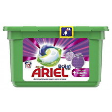 Гель для стирки в растворимых капсулах автомат Ariel Pods (Ариэль) Color, 12 шт*25,2 г