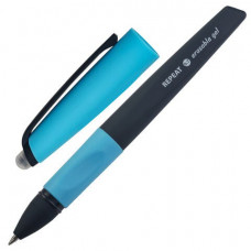 Ручка стираемая гелевая с эргономичным грипом Brauberg (Брауберг) Repeat, цвет синий, узел 0,7 мм, линия 0,5 мм