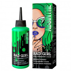 Краска для волос Bad Girl, Absinthe, неоновый зеленый, 150 мл