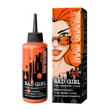 Краска для волос Bad Girl, Mad orange, неоновый оранжевый, 150 мл