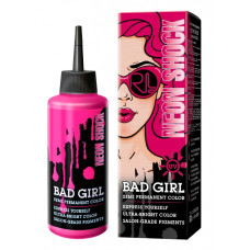 Краска для волос Bad Girl, Neon shock, неоновый розовый, 150 мл