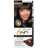 Краска для волос FARA (Фара) Eco Line Green, 7.7 каштан