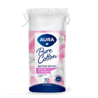 Ватные диски Aura (Аура) Beauty, 50 шт Ватные диски Aura (Аура) Beauty, 50 шт