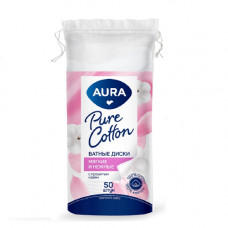 Ватные диски Aura (Аура) Beauty, 50 шт