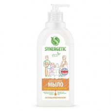 Жидкое мыло Synergetic (Синергетик) Миндальное молочко, дозатор, 500 мл