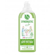 Средство для мытья посуды Synergetic (Синергетик) Яблоко, 1 л
