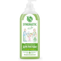 Средство для мытья посуды Synergetic (Синергетик) Яблоко, 1 л