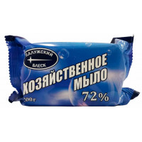 Мыло хозяйственное Калужский блеск в обертке Гост 72%, 200 гр.