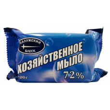 Мыло хозяйственное Калужский блеск в обертке Гост 72%, 200 гр.
