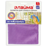 Салфетка из микрофибры 30*30, без упаковки PVA Лайм 280 г м2