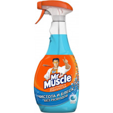 Средство моющее для стекол и поверхностей Мистер Мускул После дождя, курок, 480 мл