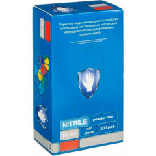 Перчатки нитрил смотровые 50 пар размер L, SAFE&CARE ZN 302