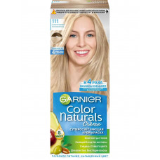 Краска для волос Garnier (Гарньер) Color Naturals Creme, тон 111 - Супер осветляющий платиновый блонд