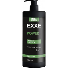 Гель для душа 2 в 1 EXXE men POWER Бодрящий, 1000 мл Гель для душа 2 в 1 EXXE men POWER Бодрящий, 1000 мл
