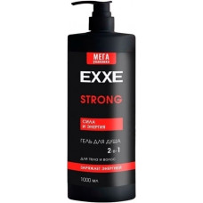 Гель для душа 2 в 1 EXXE men STRONG Сила и энергия, 1000 мл Гель для душа 2 в 1 EXXE men STRONG Сила и энергия, 1000 мл