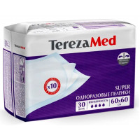 TerezaMed Пеленки одногразовые впитывающие Super 60х60  уп.30