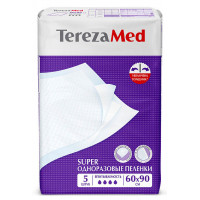 TerezaMed Пеленки одногразовые впитывающие Super 60х60 уп.5 TerezaMed Пеленки одногразовые впитывающие Super 60х60 уп.5