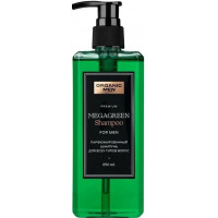 Парфюмированный шампунь для всех типов волос Organic Men MegaGreen, 250 мл
