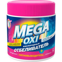 MEGA OXI Кислородный отбеливатель+пятновыводитель 500 г Банка