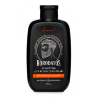 Шампунь для волос и бороды против выпадения Borodatos (Бородатос),  250 мл