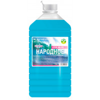 Мыло жидкое НАРОДНОЕ Морской бриз Антибактериальное ПЭТ (Флора), 5000 мл