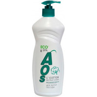 Средство для мытья посуды Aos (Аос) Экстракт хлопка, 900 мл