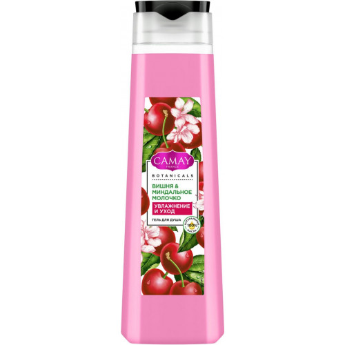 Гель для душа Camay (Камей) Вишня и миндальное молочко, 400 мл Гель для душа Camay (Камей) Вишня и миндальное молочко, 400 мл
