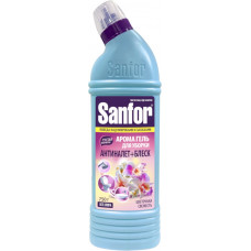 Чистящее средство для сантехники арома гель Sanfor (Санфор) Цветочная свежесть, 750 мл