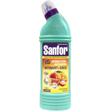 Чистящее средство для сантехники арома гель Sanfor (Санфор) Экзотические фрукты, 750 мл