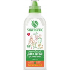 Гель для стирки цветного белья Synergetic концентрат, 750 мл