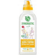 Гель для стирки деликатных тканей Synergetic концентрат, 750 мл