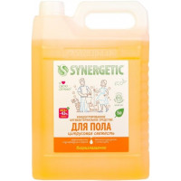 Средство для мытья пола и поверхностей Synergetic (Синергетик) Цитрусовая свежесть, биоразлагаемое, 5 л