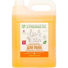 Средство для мытья пола и поверхностей Synergetic (Синергетик) Цитрусовая свежесть, биоразлагаемое, 5 л