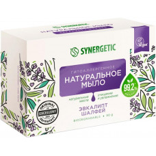Натуральное туалетное мыло Synergetic (Синергетик) Эвкалипт и шалфей, 90 г