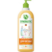 Гель для мытья посуды Synergetic (Синергетик) Сочный апельсин, 1000 мл