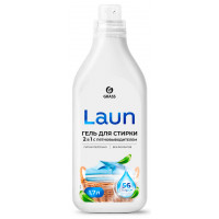 Гель для стирки 2 в 1 с пятновыводителем Laun от GRASS, 1,7 л Гель для стирки 2 в 1 с пятновыводителем Laun от GRASS, 1,7 л