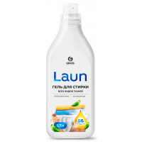 Гель для стирки Laun 2 в 1 с пятновыводителем от GRASS, 1 л Гель для стирки Laun 2 в 1 с пятновыводителем от GRASS, 1 л
