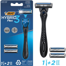 Станок для бритья мужской BIC (Бик) Hybrid Flex 3 с двумя кассетами Станок для бритья мужской BIC (Бик) Hybrid Flex 3 с двумя кассетами