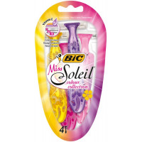 Станок для бритья одноразовый BIC (Бик) Miss Soleil Colour, 4 шт Станок для бритья одноразовый BIC (Бик) Miss Soleil Colour, 4 шт