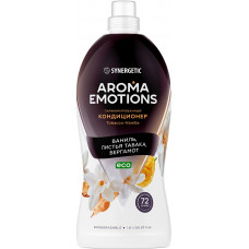 Кондиционер для белья парфюмированный Synergetic (Синергетик) Emotions Tobacco-Vanille, 1,8 л