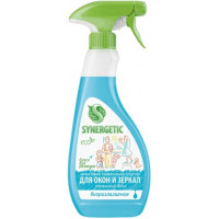 Средство для мытья стекол и зеркал Synergetic (Синергетик) Океанский бриз, курок, 500 мл