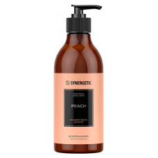 Synergetic Жидкое мыло Персик д/рук и тела с дозатором, 380 мл