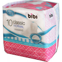 Прокладки критические BIBI Classic Normal Dry, 10 шт
