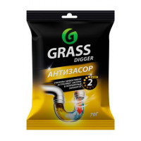 GRASS DIGGER Гранулы для прочистки канализационных труб, 70 гр GRASS DIGGER Гранулы для прочистки канализационных труб, 70 гр