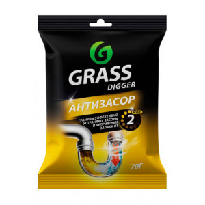 GRASS DIGGER Гранулы для прочистки канализационных труб, 70 гр
